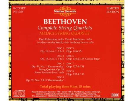 Beethoven Complete String Qua