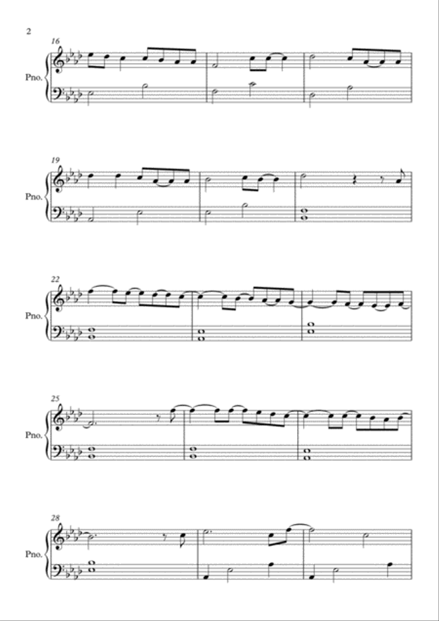 All Of Me All Of Me Easy Piano scores gallery preview page 2