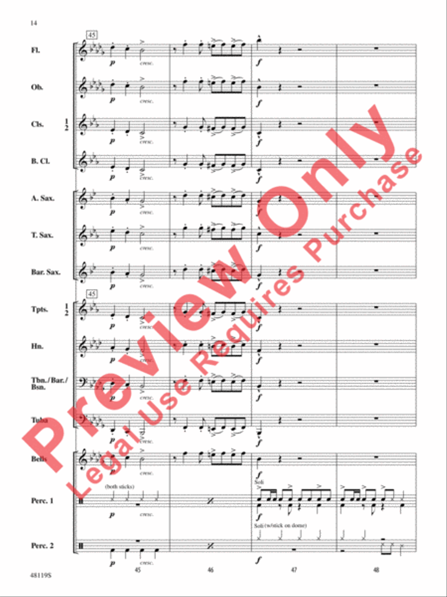 In a New York Jam Concert Band scores gallery preview page 15