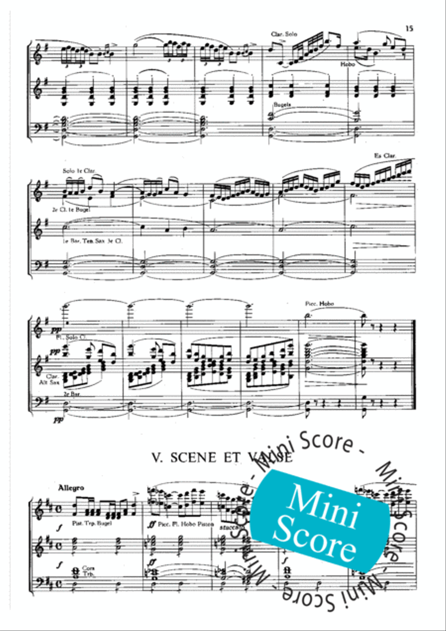 Ballet D'Isoline Ballet D'Isoline Concert Band scores gallery preview page 17