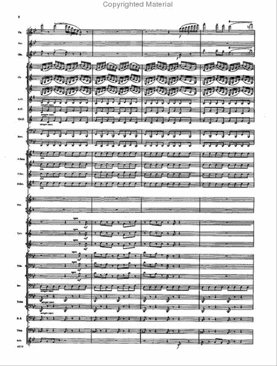 Selections from the Nutcracker Suite Concert Band scores gallery preview page 6