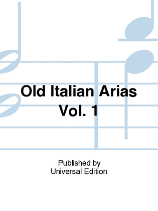 Book cover for Old Italian Arias Vol. 1