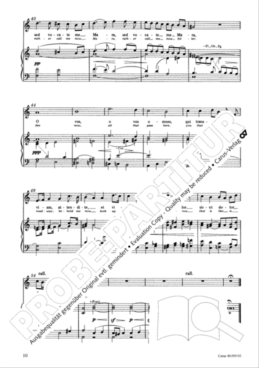 The Seven Words (Die Sieben Worte) 4-Part scores gallery preview page 11