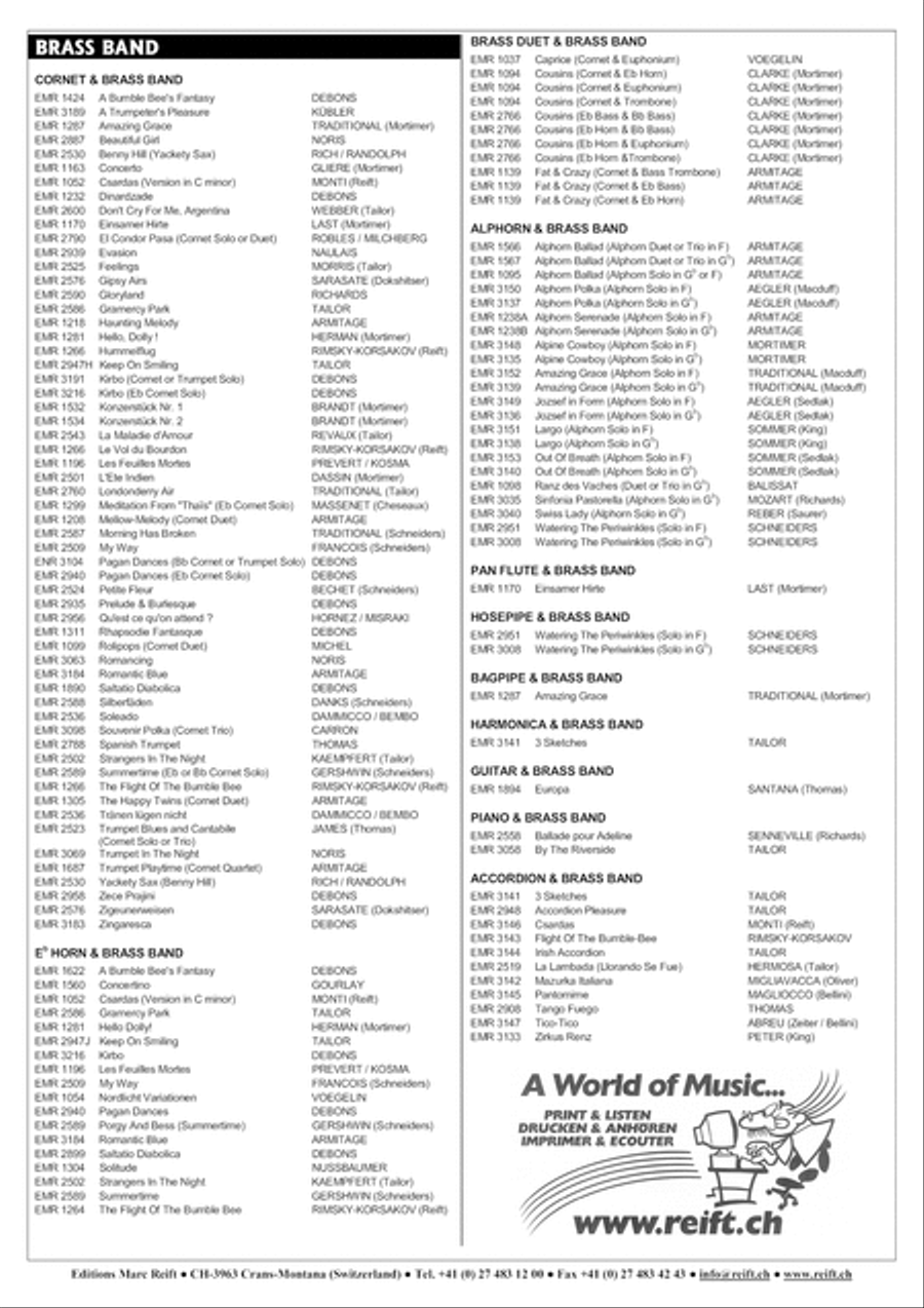 Morning Has Broken Brass Band scores gallery preview page 8