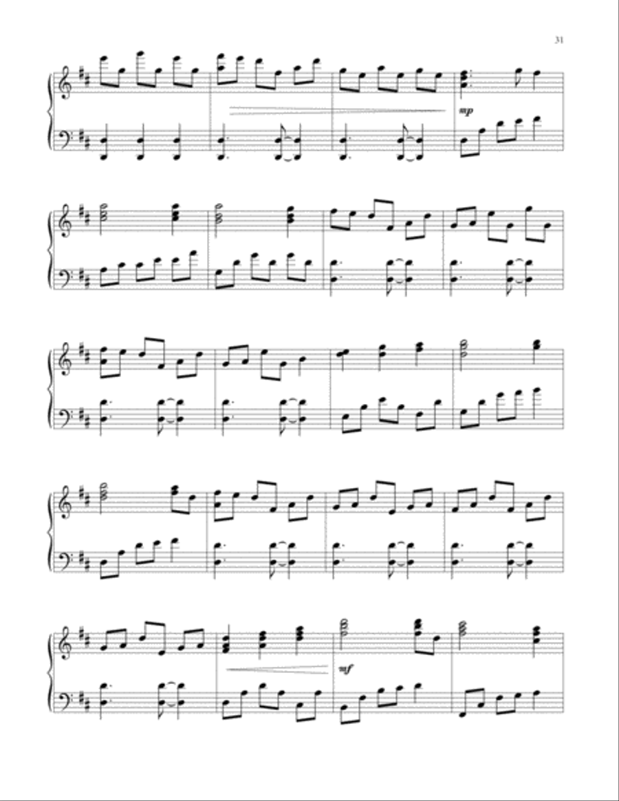 Piano Weavings Volume 2 Piano Solo scores gallery preview page 32