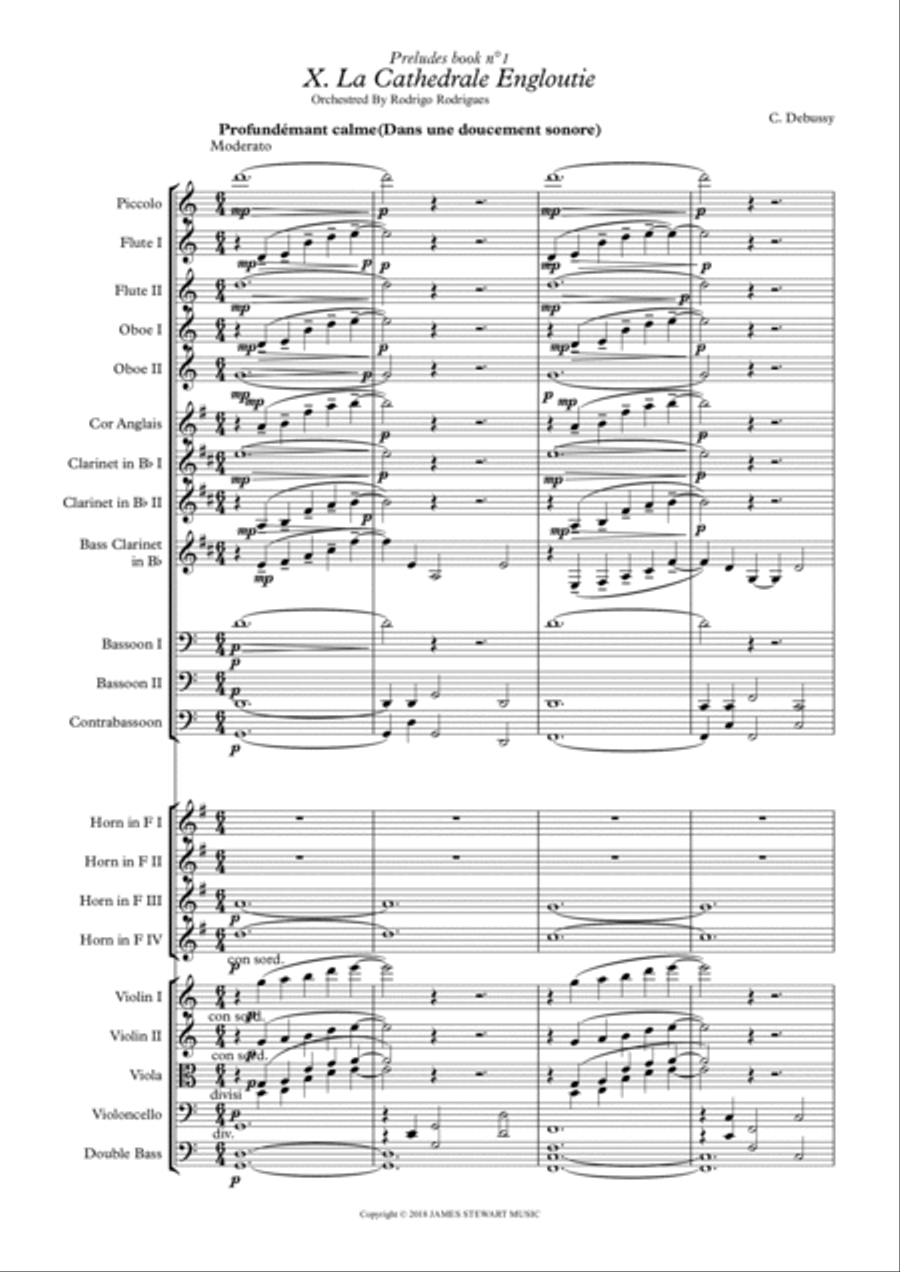 Submerged Cathedral (pd) Full Orchestra scores gallery preview page 2