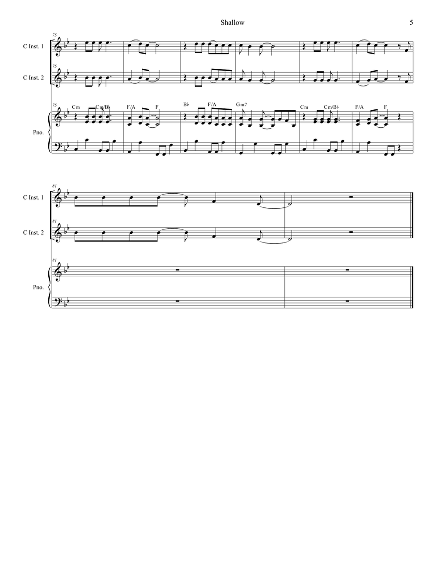 Shallow Shallow Flute scores gallery preview page 5