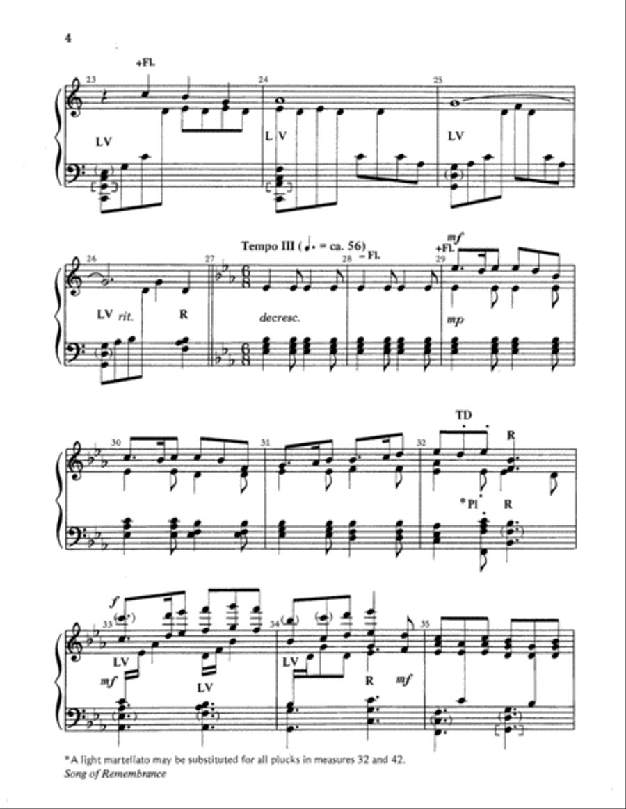 Song of Remembrance Song of Remembrance 5-Octaves scores gallery preview page 4