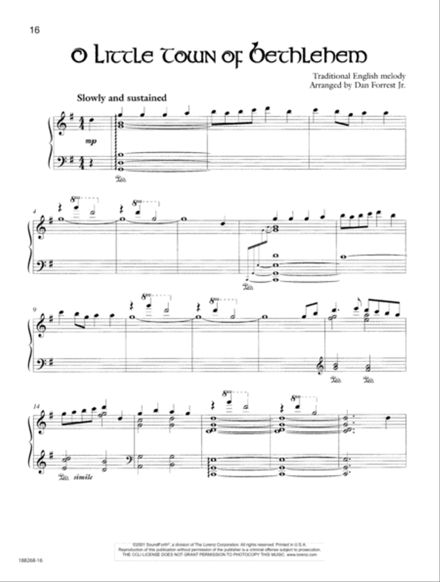 Prepare Him Room - Book and Listening CD Piano Solo scores gallery preview page 12