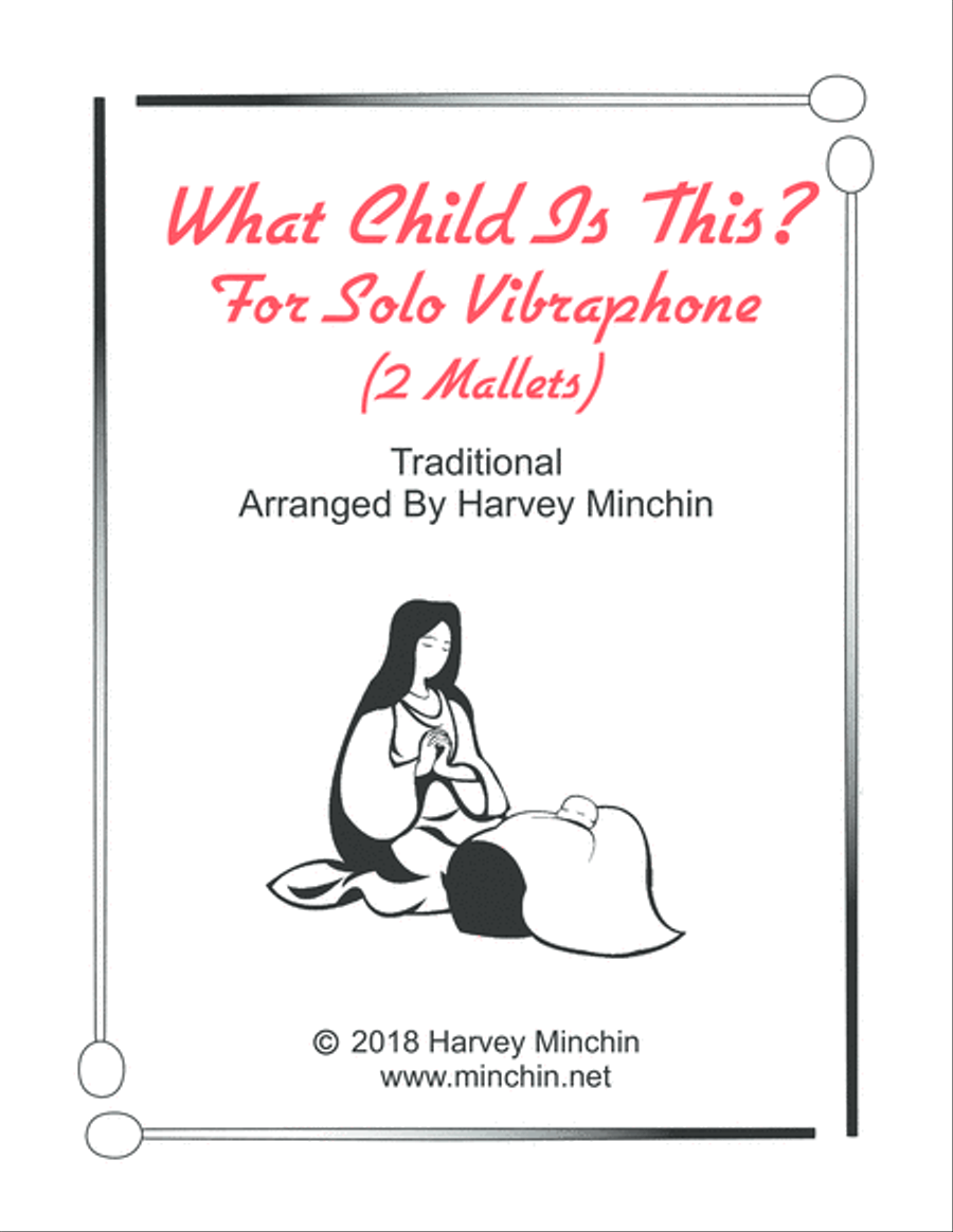 What Child Is This? Vibraphone scores gallery preview page 1