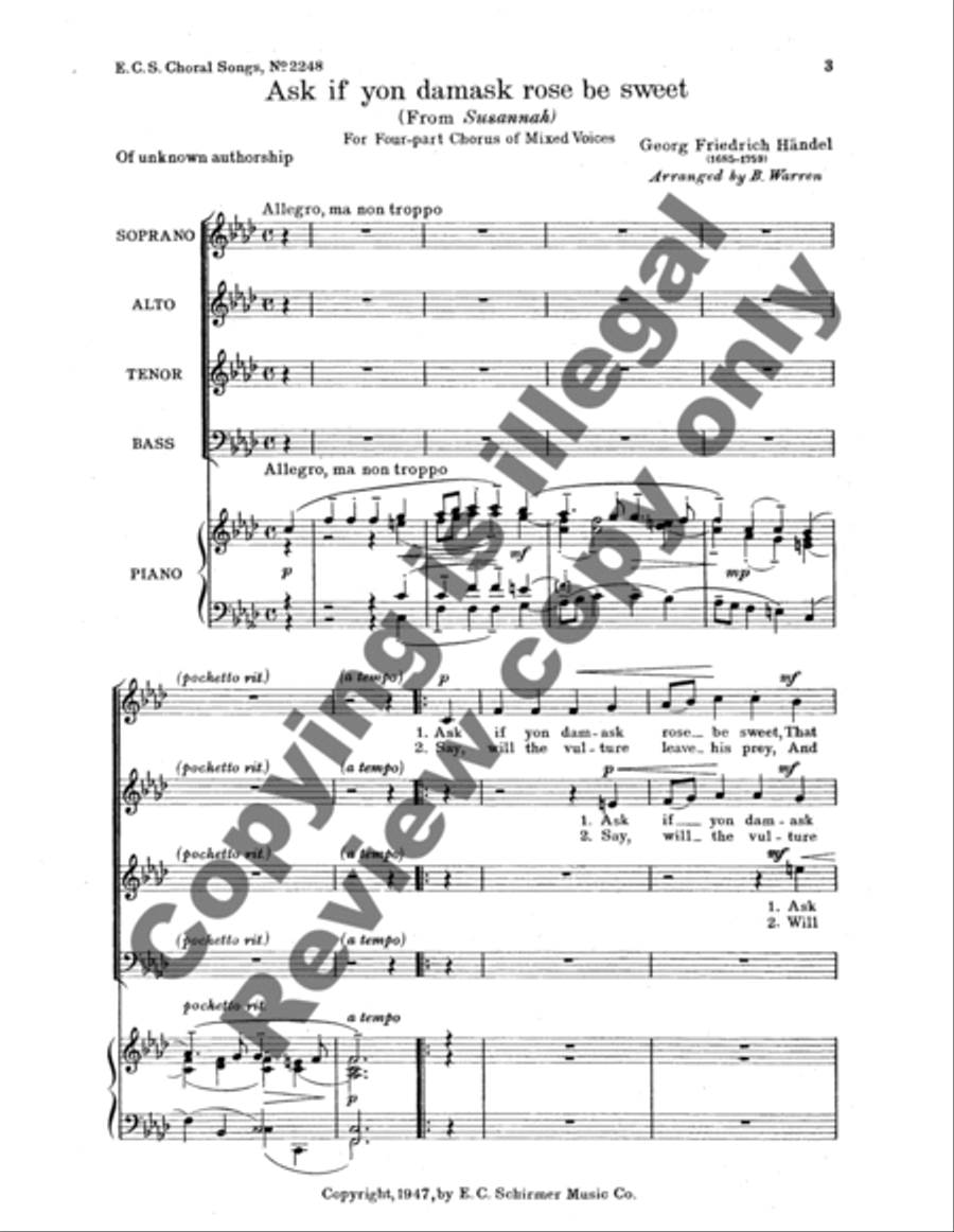 Susanne: Ask if yon Damask Rose be Sweet 4-Part scores gallery preview page 7