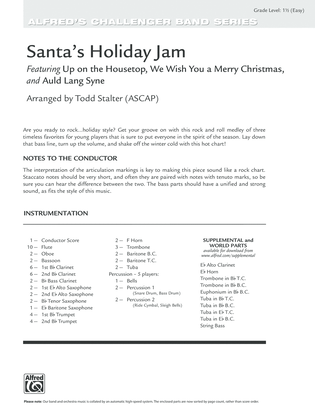 Book cover for Santa's Holiday Jam: Score