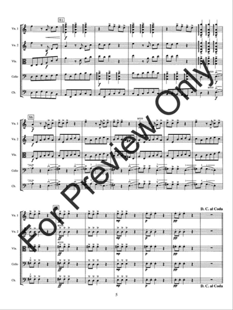 Waltz of the Wicked String Orchestra scores gallery preview page 8