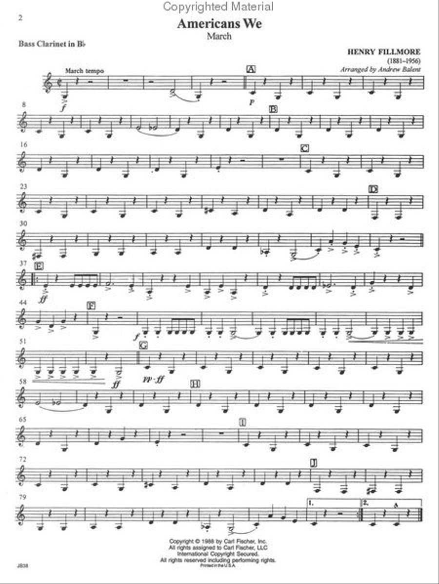 March Spectacular Concert Band Methods scores gallery preview page 2