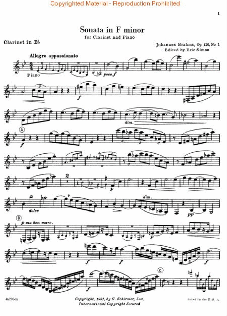Sonata in F Minor, Op. 120, No. 1 Orchestra scores gallery preview page 2