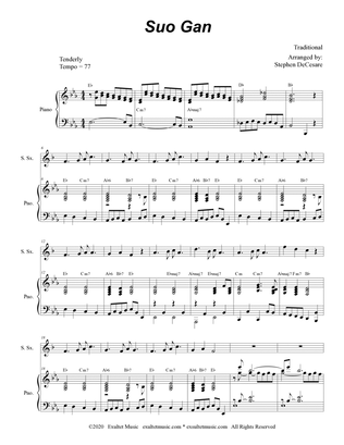 Suo Gan (Soprano Saxophone and Piano)