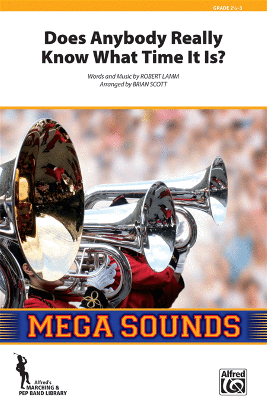Does Anybody Really Know What Time It Is? Marching Band scores gallery preview page 1