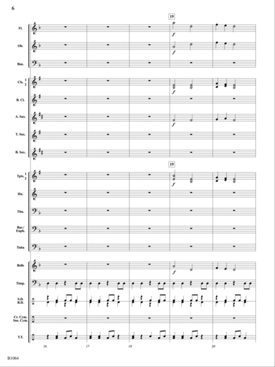 African Journey: Score African Journey: Score Concert Band scores gallery preview page 6