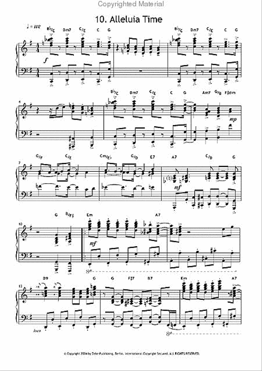 Gospel Keys Piano Solo scores gallery preview page 5