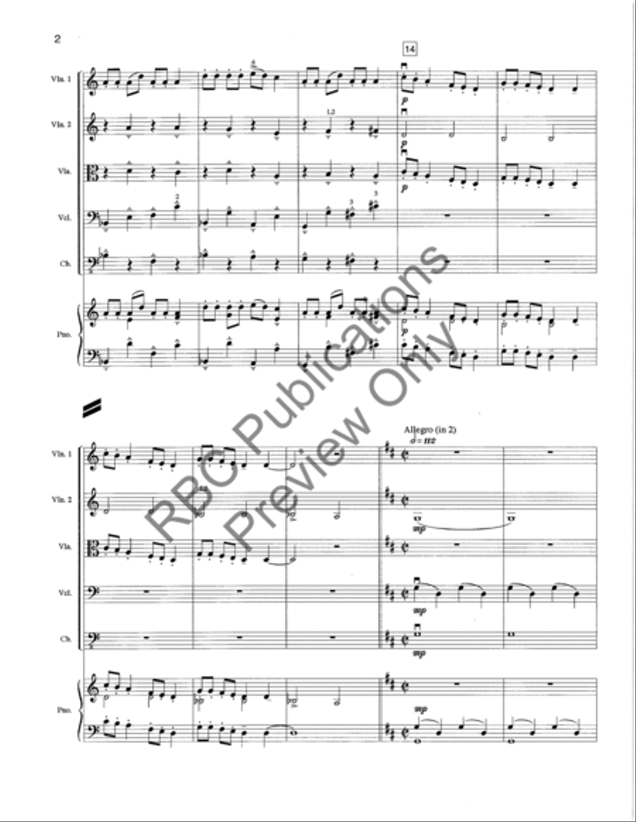 Song And Dance (Score) Song And Dance (Score) String Orchestra scores gallery preview page 5
