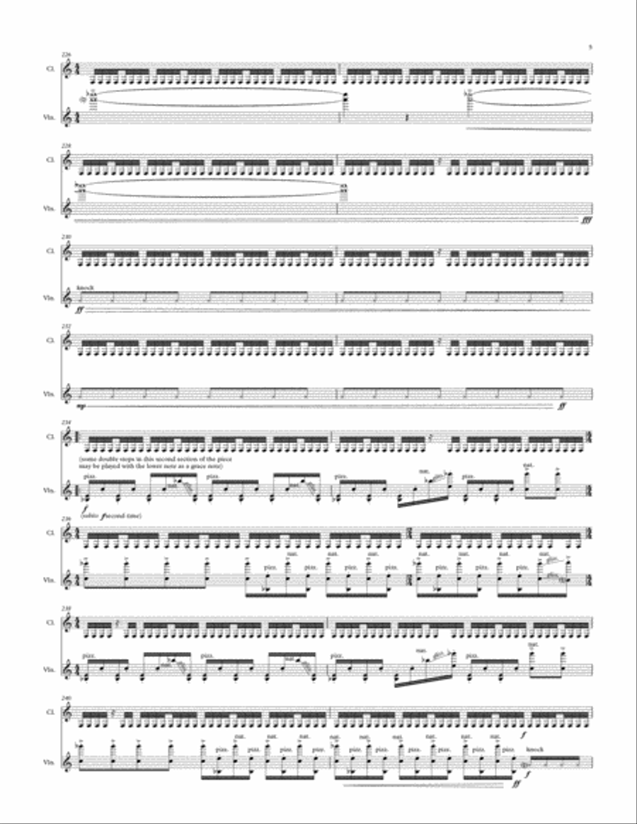 Nordzesse Clarinet scores gallery preview page 5