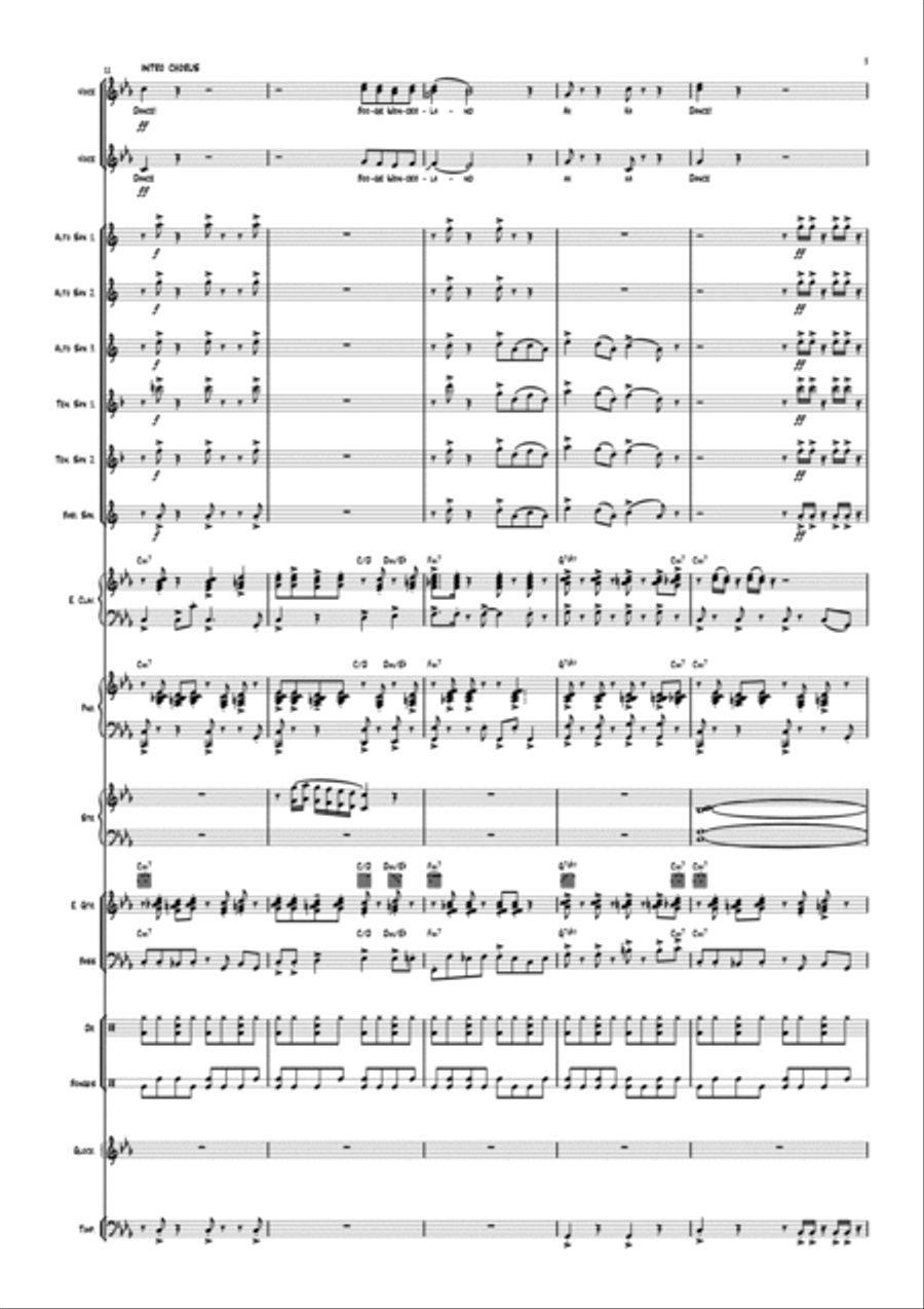 Boogie Wonderland Jazz Ensemble scores gallery preview page 3
