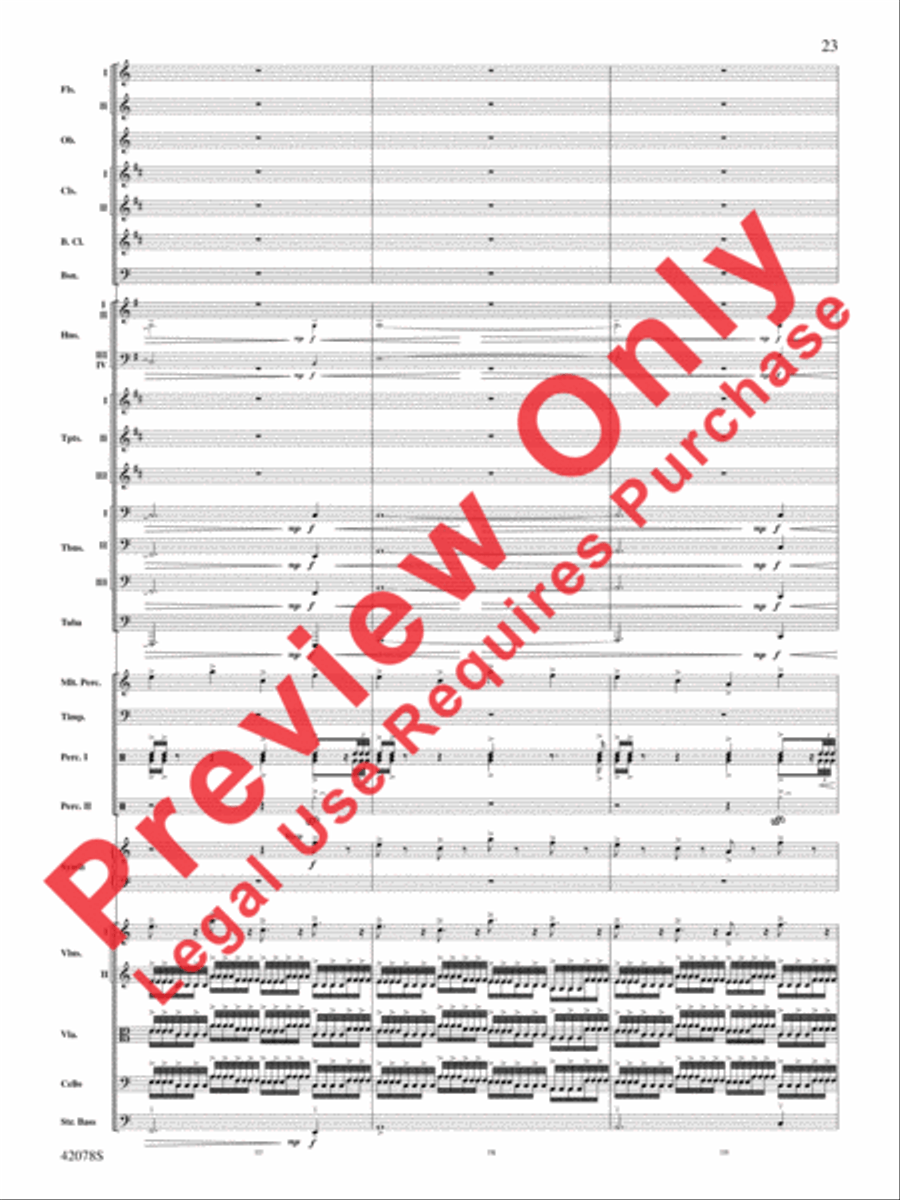 Man of Steel, Selections from Full Orchestra scores gallery preview page 24