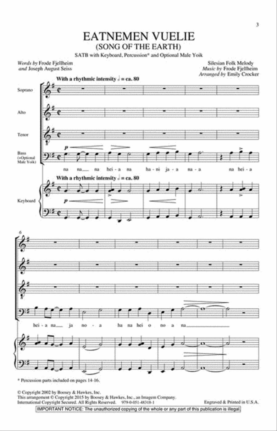 Eatnemen Vuelie 4-Part scores gallery preview page 2
