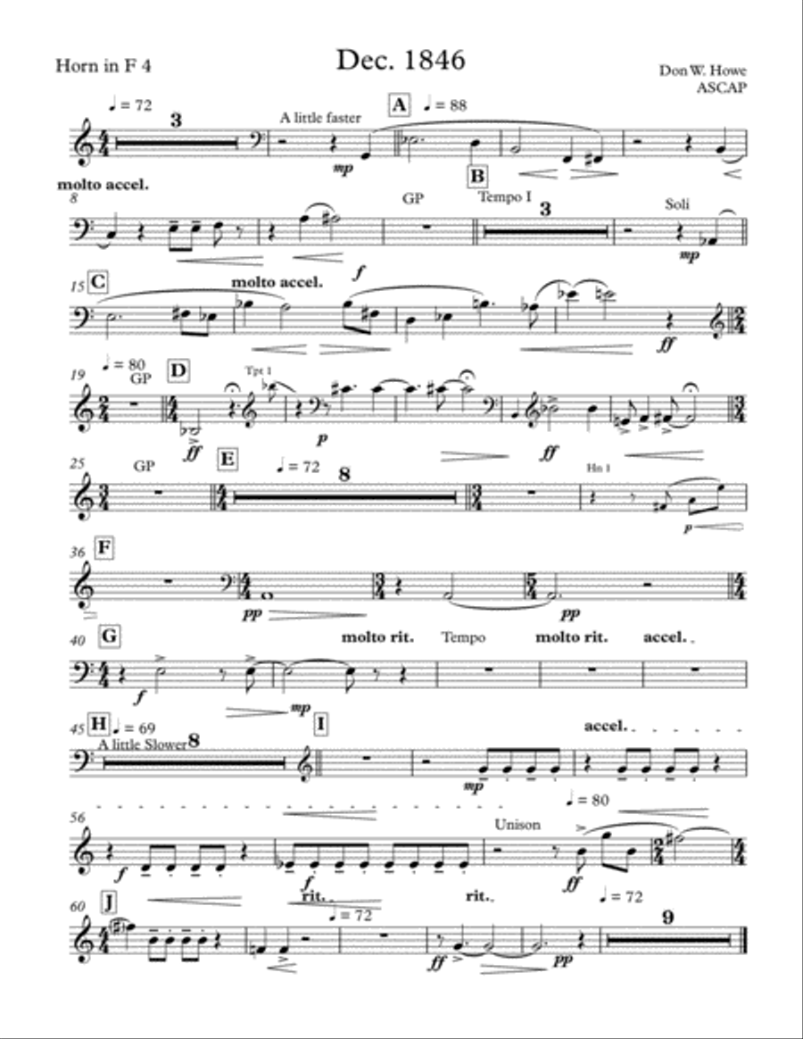 Dec. 1846 Brass Ensemble scores gallery preview page 5