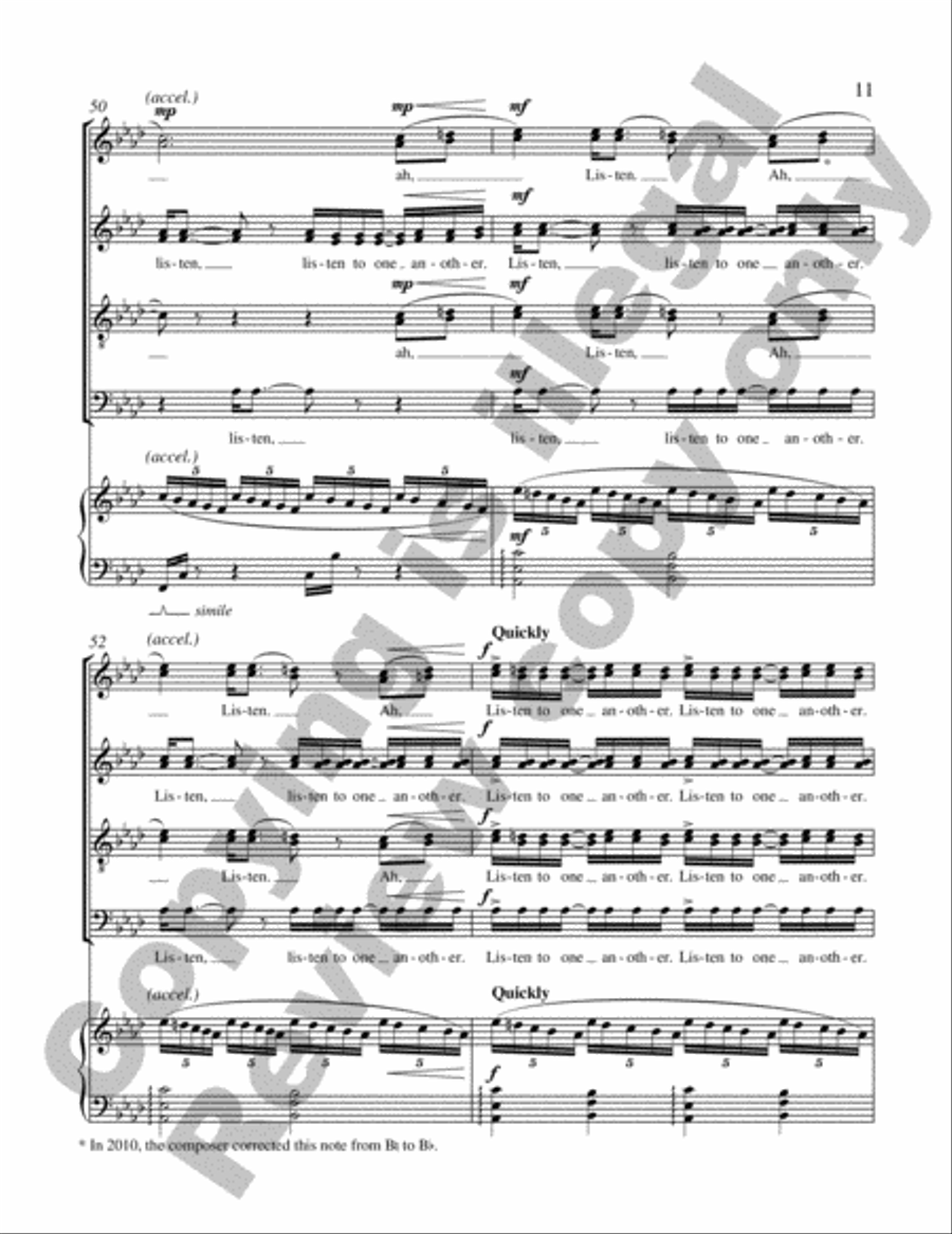 The Tree of Peace The Tree of Peace 4-Part scores gallery preview page 29