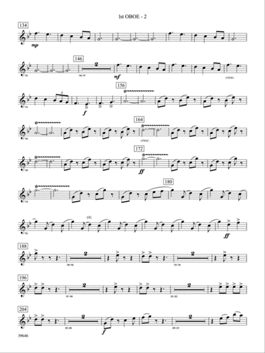 Scarborough Fair: Oboe Concert Band scores gallery preview page 2