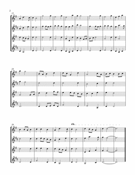 Polish Lullaby (Sax Quartet SATB) image number null