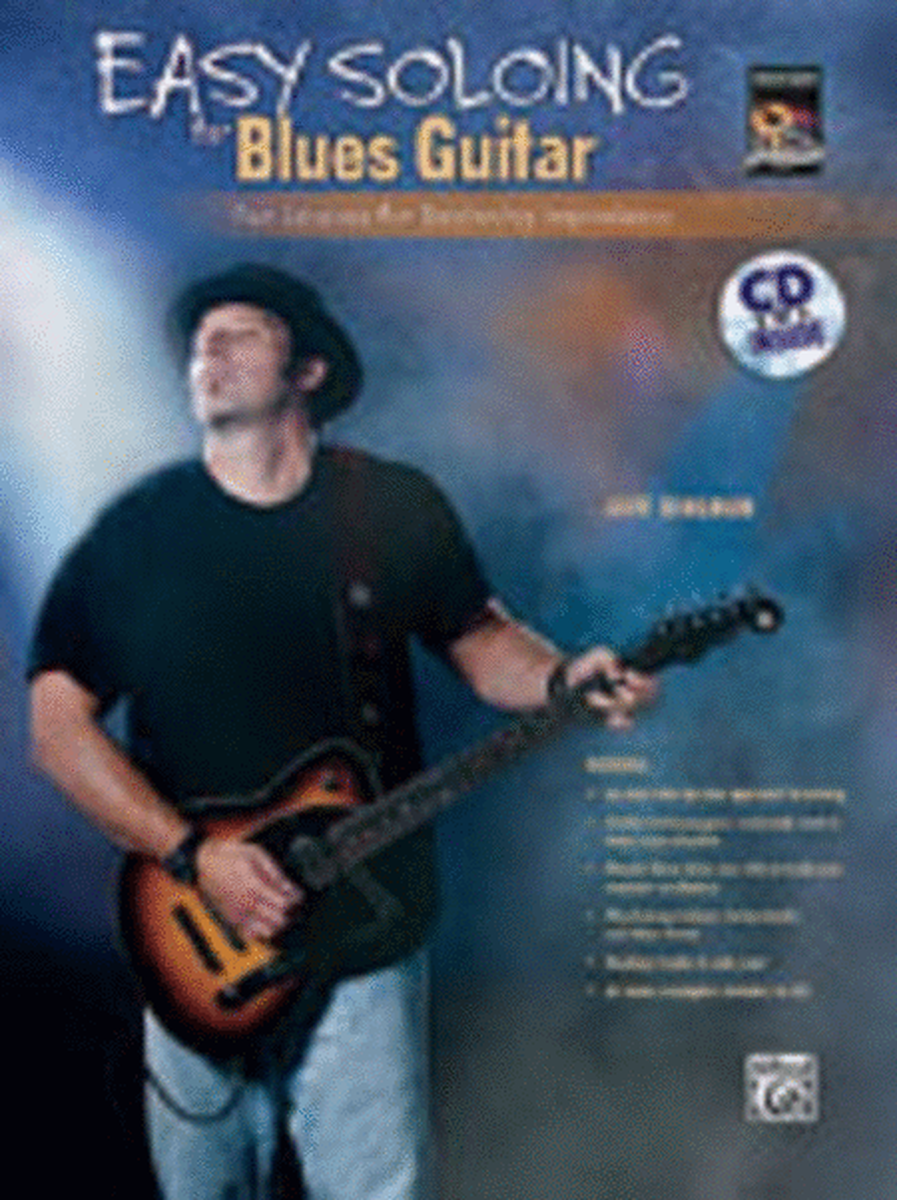 Easy Soloing For Blues Guitar Book/CD