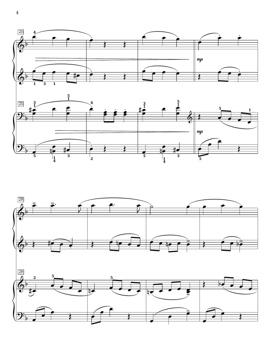Chim Chim Cher-ee (from Mary Poppins) Piano Duet scores gallery preview page 4