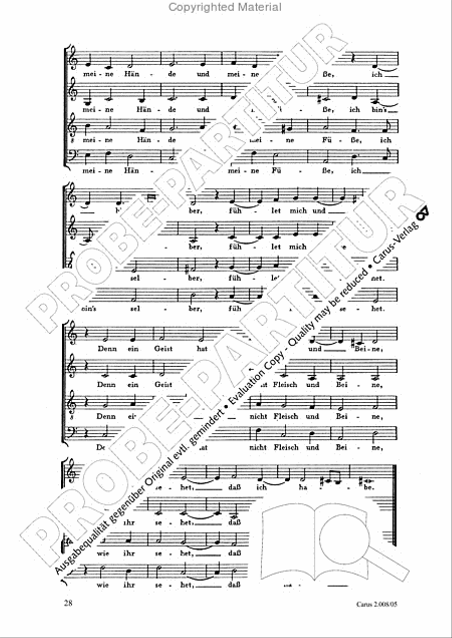 Auferstehungs-Historie SSAATB scores gallery preview page 29
