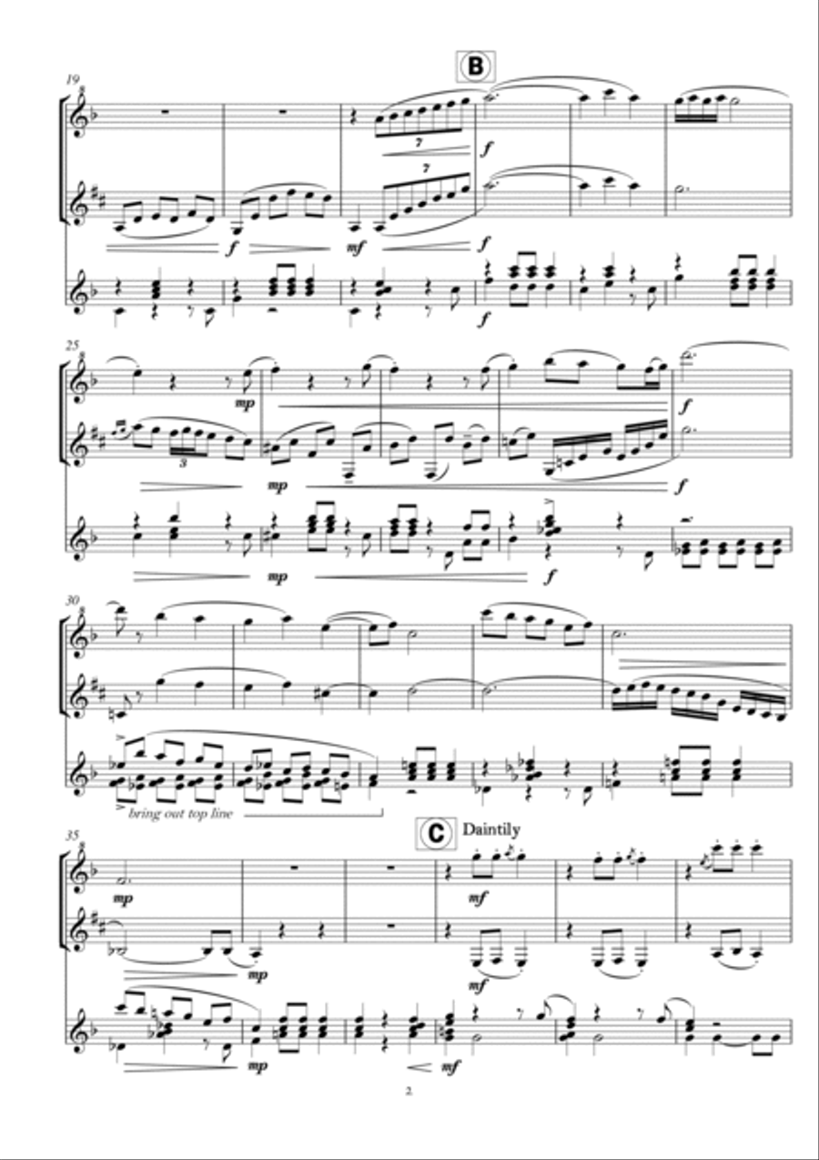 Faerie Tale Dances Large Ensemble scores gallery preview page 2