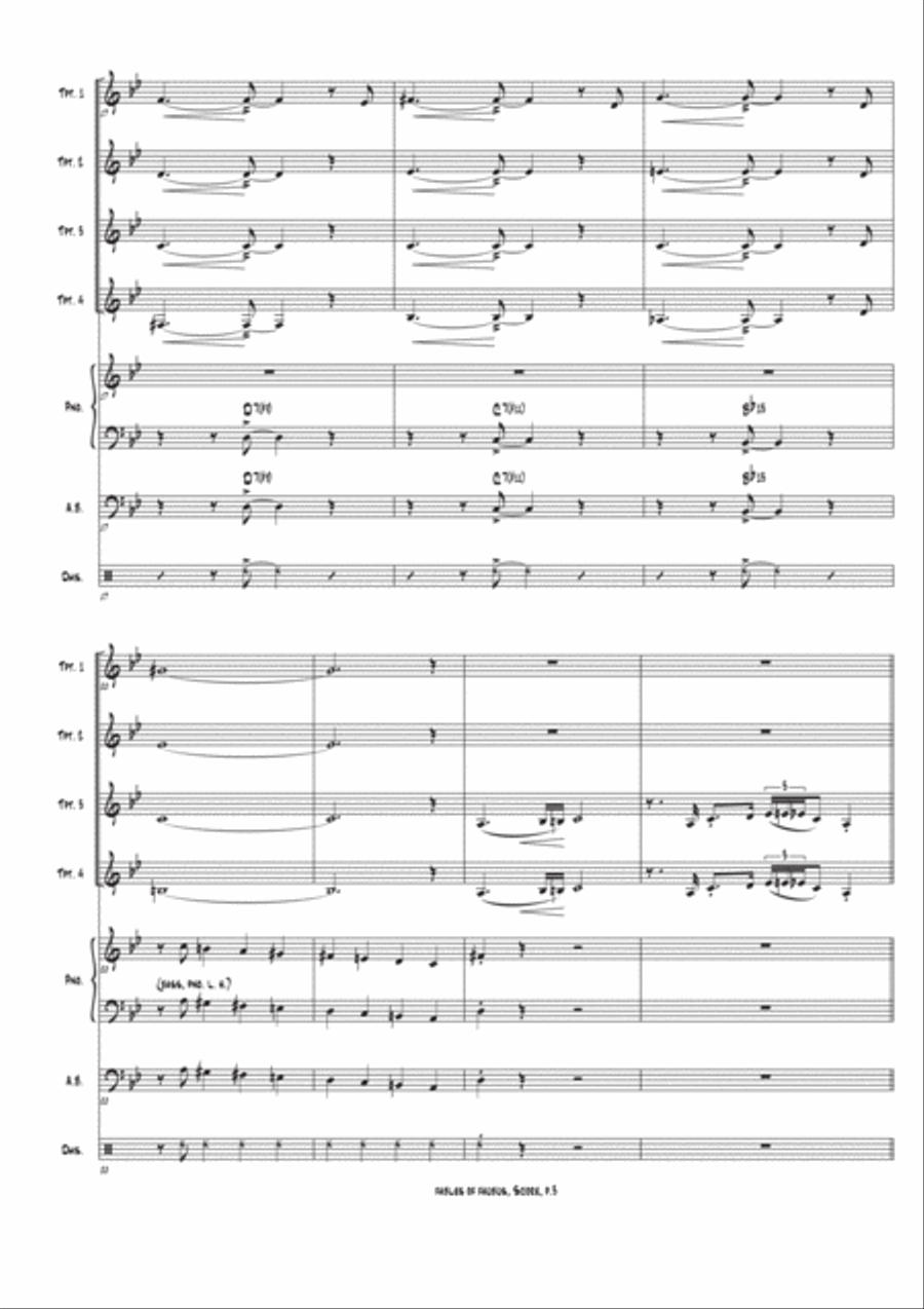 Fables Of Faubus Fables Of Faubus Small Ensemble scores gallery preview page 5