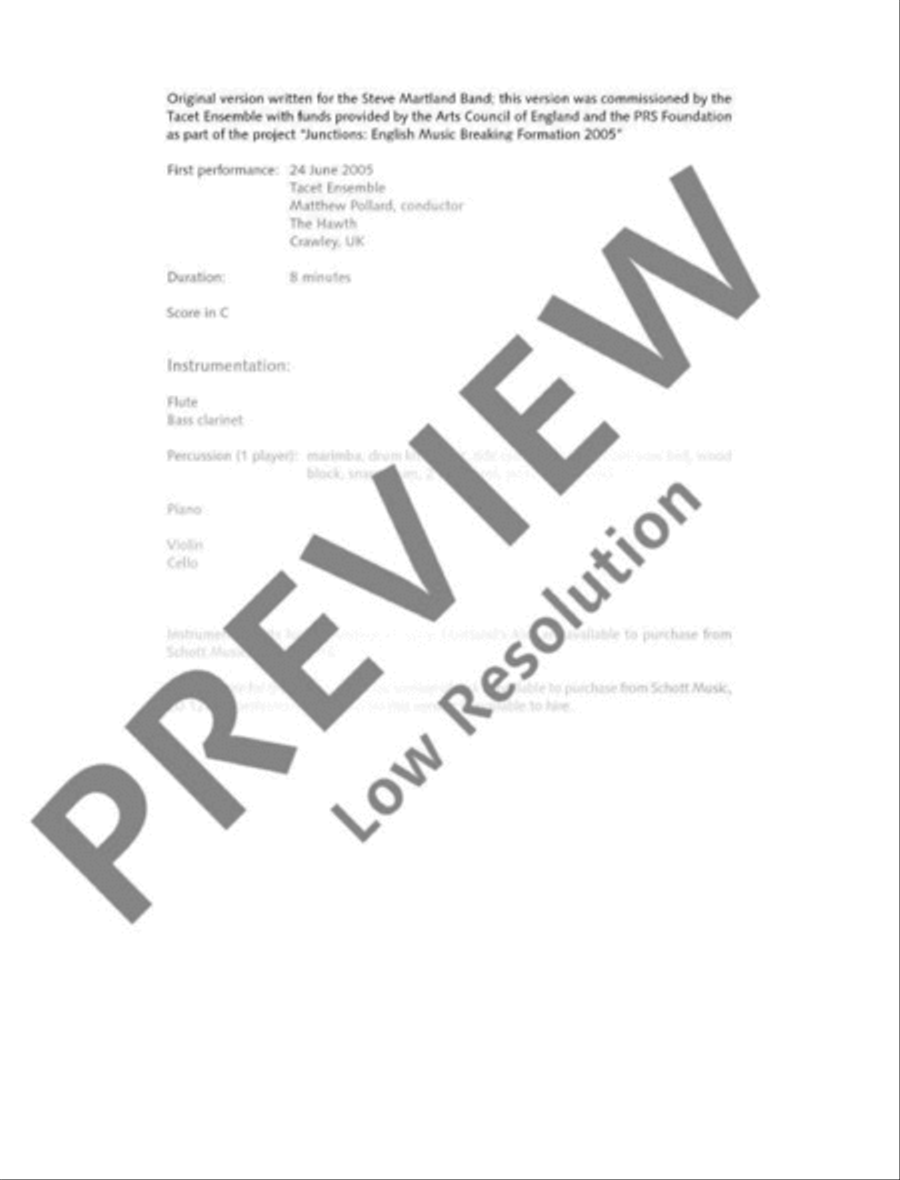 Kick Bass Clarinet scores gallery preview page 3