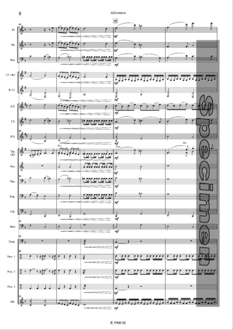 Adventura Concert Band scores gallery preview page 9