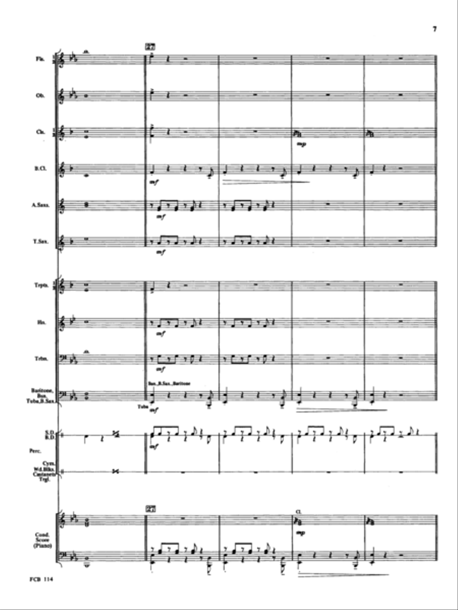 Rodeo Concert Band scores gallery preview page 7