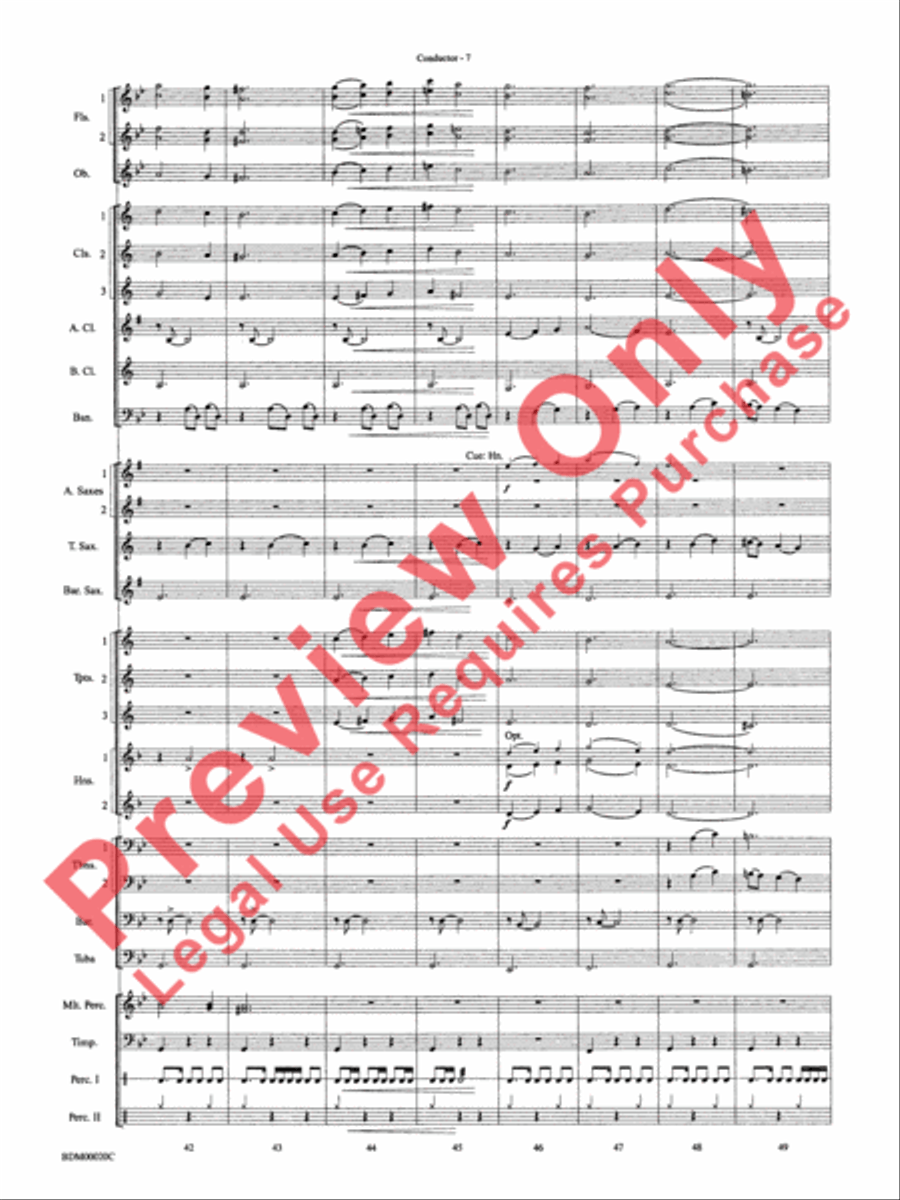 Coventry Carol Concert Band scores gallery preview page 9