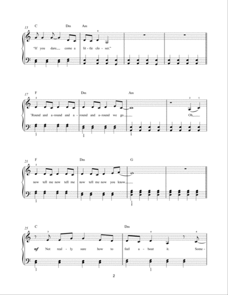 Stay Easy Piano scores gallery preview page 2