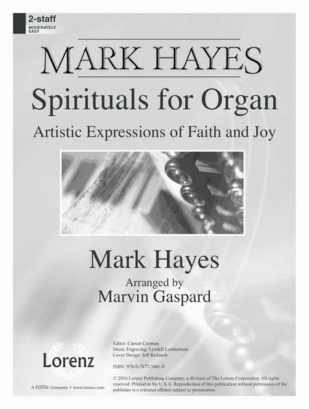 Mark Hayes: Spirituals for Organ (Digital Delivery)