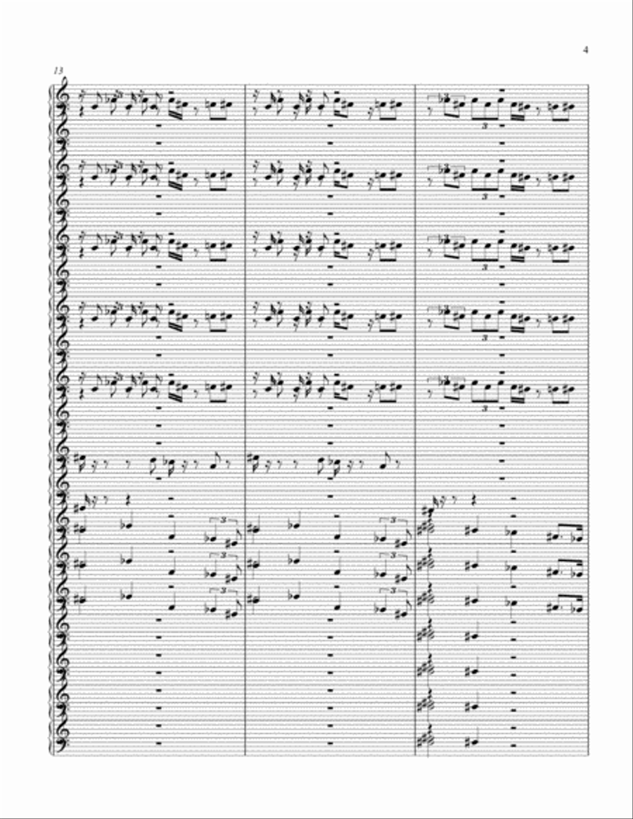 Overture in Grace Notes Small Ensemble scores gallery preview page 5