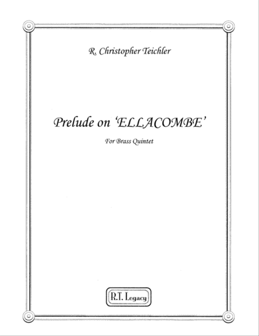 Prelude on ELLACOMBE Brass Ensemble scores gallery preview page 1