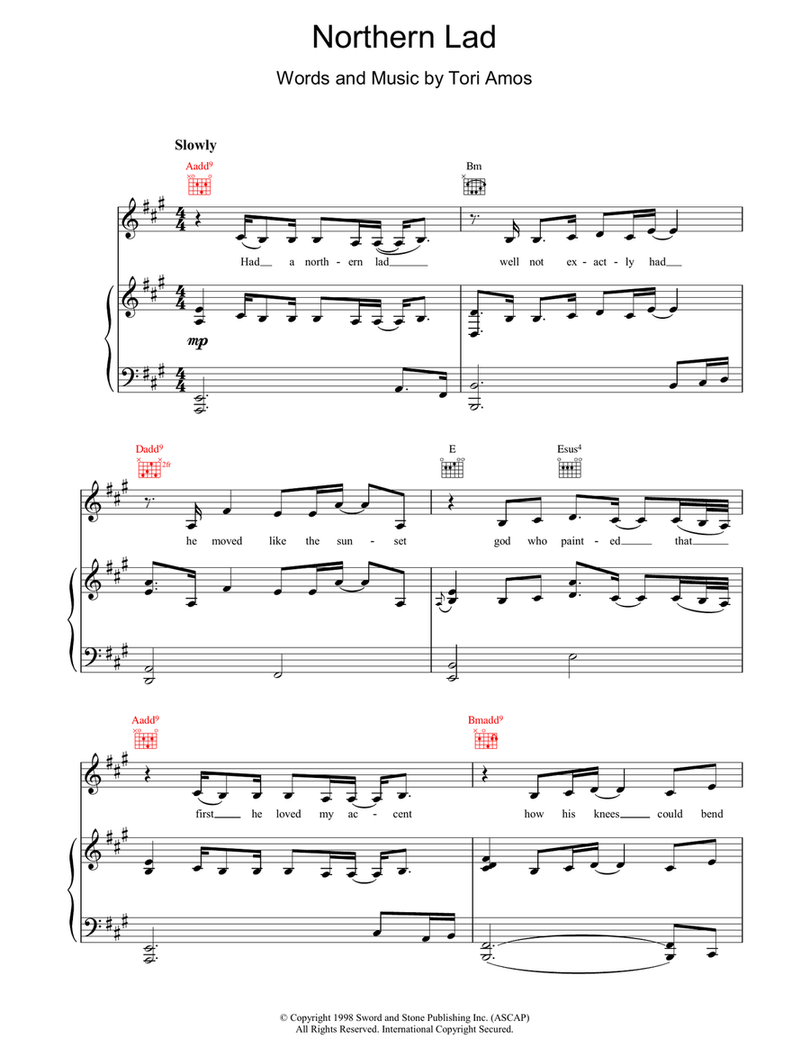 Northern Lad Acoustic Guitar scores gallery preview page 1