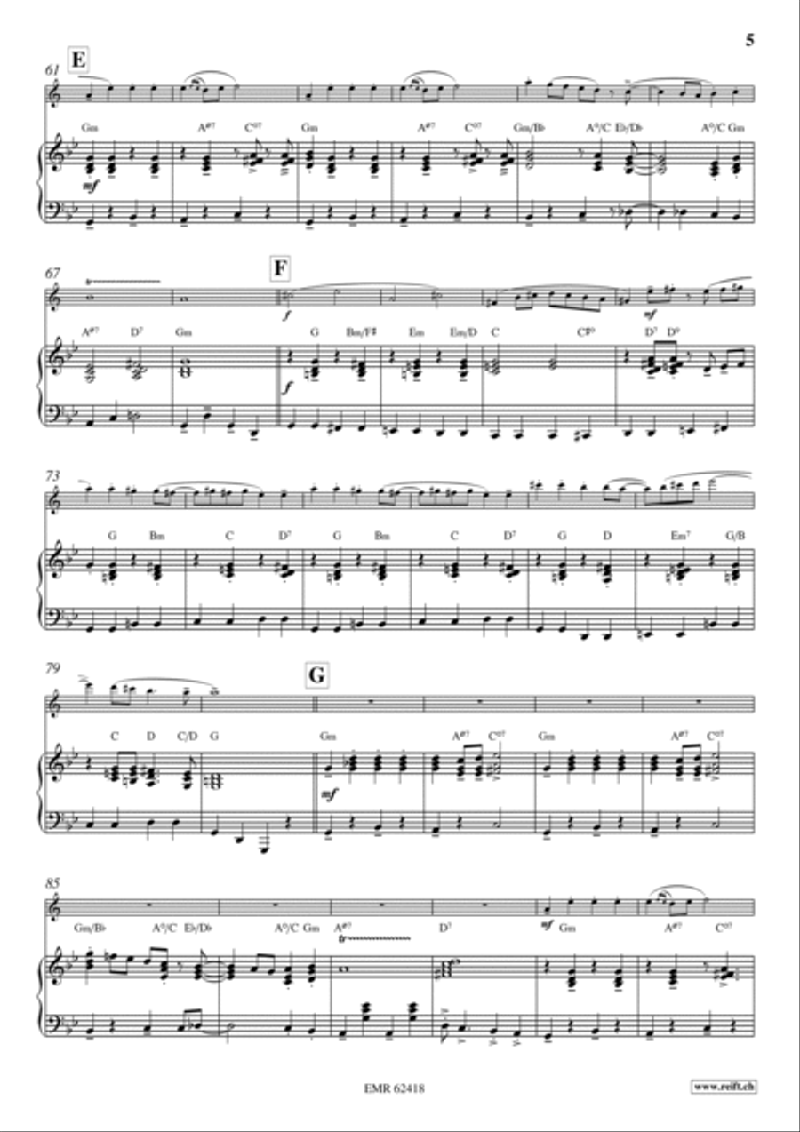 La Cinquantaine Soprano Saxophone scores gallery preview page 6