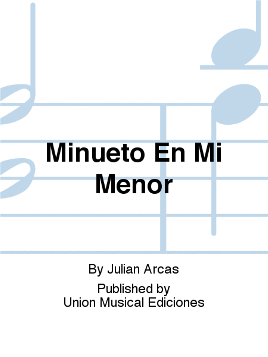Minueto En Mi Menor Acoustic Guitar scores gallery preview page 1