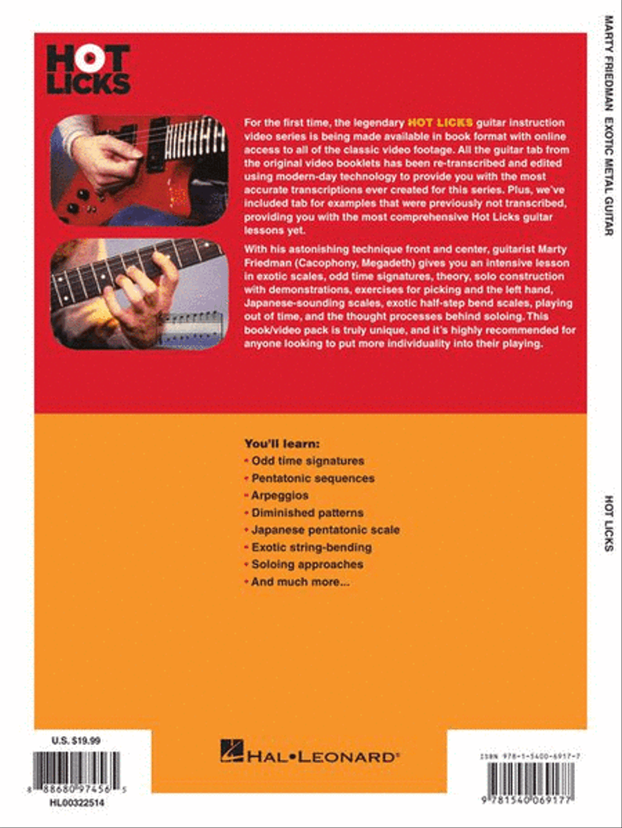 Marty Friedman – Exotic Metal Guitar Electric Guitar scores gallery preview page 7