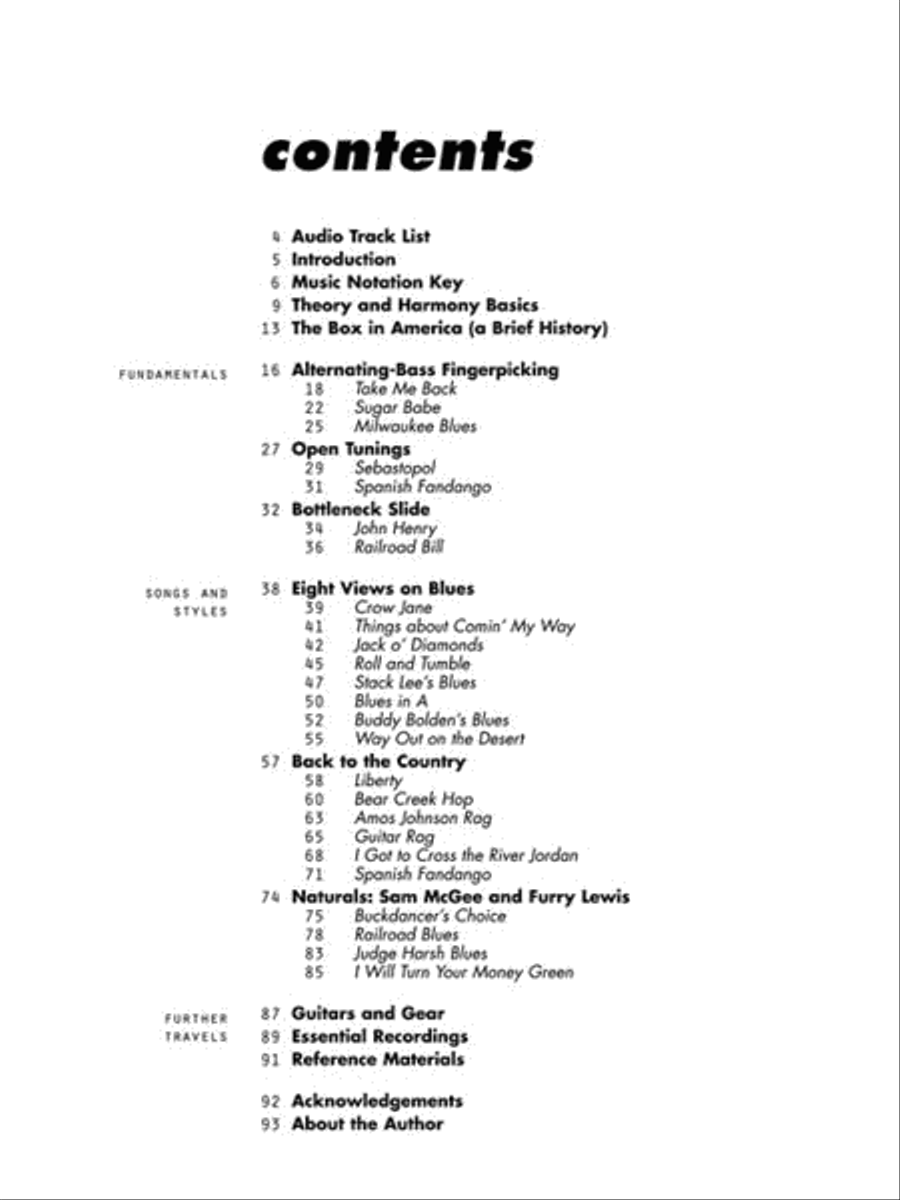 Roots & Blues Fingerstyle Guitar Acoustic Guitar scores gallery preview page 3